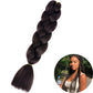 Synthetic Jumbo Braiding Hair Extension 24 Inch Heat Resistant Fiber In Bulk Ombre Jumbo Braids Hair For Black Women