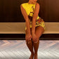 Tiger Print Mini Dress Woman Summer Trend o-Neck Sleeveless Skinny Wrap Hip Midnight Club Party Sexy Fashion Bodycon