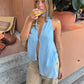 Summer Beach Halter Top Chiffon Deep V Neck Backless Tie Back Flowy Sleeveless Blouse For Women Vacation Casual Wear