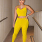 Sexy Women 2 Piece Set Summer Tracksuit Cross Mesh Camisole+Leggings Stretch Tight Matching Streetwear Matching Suits
