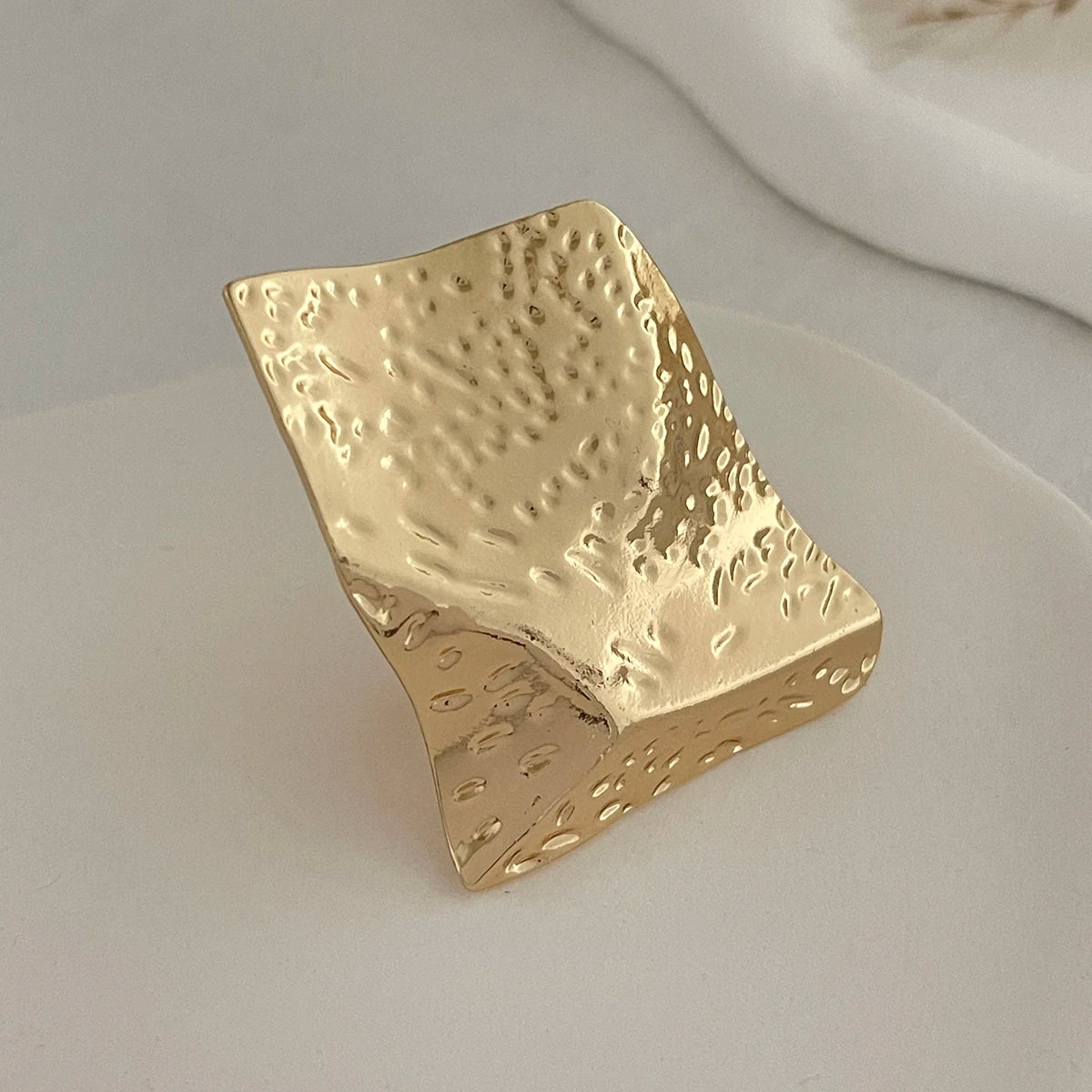 20 Styles Boho Unique Gold Color Petal Flower Rings for Women Punk Geometric Adjustable Rings Couple New Year Jewelry