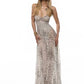 Leopard Print Maxi Dress Women Low-Neck Sleeveless See Through Skinny Beach Party Classic Summer Fashion Vestidos