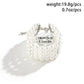 Multilayer White Imitation Pearl Chain Bracelet for Women Wedding Bridal Kpop Elegant Beaded Bracelets Hand Jewelry New