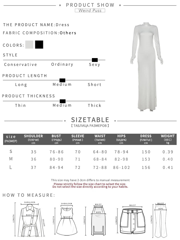 Simple Dress Women Elegant Backless Autumn Trend Vacation Pleats Full Sleeves Stretch Sexy Prom Party Solid Maxi Bodycon