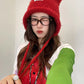 2025 New Arrivals Elf Ears Knitted Woolen Hat For Women