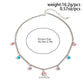 Sweet Colorful Rhinestones Pendant Choker Necklace for Women Cute Adjustable Clavicle Chain Y2K Jewelry Accessories