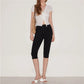 Women Polka Dot Print Capri Pants Y2k High Waist Skinny Knee Length Sexy Yoga Capris Leggings Cropped Trousers Workout
