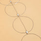 Multilayer Sexy Lace Leg Thigh Chain for Women Wed Bridal Simple Adjustable Nightclub Body Jewelry Party Accessories