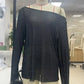 Chic Women's Sequin Long Sleeve Top Loose Fit Shimmering Sparkle Shirt for Party Night Out Crew Neck Shiny Blouse