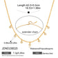 Y2K Patchwork Chain Design Stainless Steel Necklace Paperclip + Glossy Pentagram Cross with Zirconia Pendant Necklace