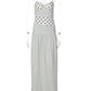 Polka Dot Halter Sexy Maxi Dress Women Gown Elegant Off-shoulder Sleeveless Backless Bodycon Club Party Long Dresses