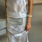 See Through Strapless Backless Long Dresses Sparkling Sequin Classy Dresses for Woman Elegant