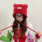 2025 New Arrivals Elf Ears Knitted Woolen Hat For Women
