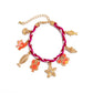 2025 Fashion Starfis Conch Fish Crab Shrimp Pendant Bracelet Unique Retro Braided Rope Chain Bangles Charm Jewelry Gift