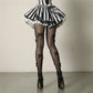Sweet Lolita 3D Bow Pearl Sheer Pantyhose Women Transparent Mesh Tights Cute Bowknot Decor Hosiery Cosplay Stockings