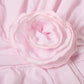 3d Flower Applique Long Sleeve Long Sleeve Dresses Elegant Autumn Short Dresses Pink White