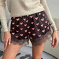 Women Lace Satin Shorts Silk Y2k Elastic Waist Mini Shorts Coquette Aesthetic Boxer Slip Pettipants French Knickers