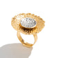 18 Styles Vintage Punk Petal Flowers Rings for Women 2025 Trend Goth Geometric Adjustable Rings New Year Party Jewelry