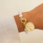 Multilayer White Imitation Pearl Chain Bracelet for Women Wedding Bridal Kpop Elegant Beaded Bracelets Hand Jewelry New