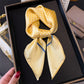 Bohemian Style Print Luxury Brand Silk Square Scarf Women Satin Shawls Neckerchief Wrap Scarves Bandana Hair Hjiab Floral