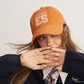Brown Baseball Cap with Letter Embroidery, Casual Adjustable Sun Hat for Everyday Outdoor