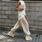 Women Baggy Balloon Pants Bubble Pleated Oversized Bloomers Wide Leg Lantern Harem Bloomer Pants Y2K Streetwear