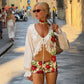 Ruffles Lace Up Cardigan Crop Tops Autumn Women Fashion Sexy V Neck Flare Long Sleeve Holiday Shirts Streetwear Blouses