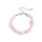Trendy Elegant Imitation Pearls Bracelets for Women Vintage Irregular Pink Stone Hand Accessories 2026 New Year Jewelry