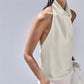 Crop Top Women Halter Neck Satin Tank Top Backless Casual Office Ladies Vest Summer Fashion Spice Girls Crop Tops