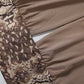 Snake Pattern Print 2 Piece Set Woman Halter Backless Crop Tops+Skinny Peach Hip Shorts Hot Girls Sexy Fashion Suits