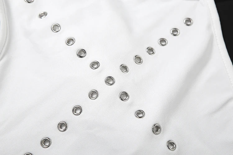 Sexy Halter Waistless Mini Dress Women Backless Hollow Hottie Solid Music Festival Street Midnight Clubwear Bodycon