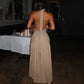 Sexy Sparkling Deep V Neck Backless Split Maxi Dress Women Elegant Outfits Evening Party Dresses Luxury