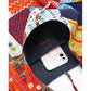 Color Block Casual Commute Large Capacity Lightweight Tote Shoulder Canvas Bag for Women