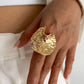 27 Styles Unique Exaggerated Big Flower Starfish Moon Rings Women Punk Geometric Adjustable Finger Ring Grunge Jewelry