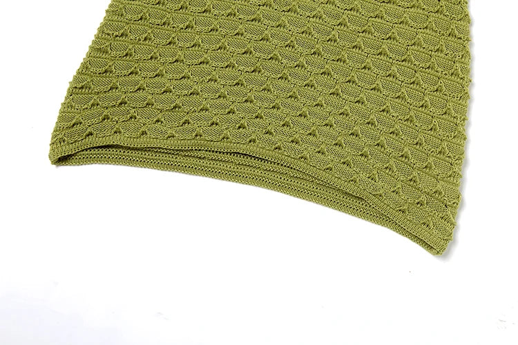 Crochet Elegant Short Dress Women Sexy See Through Bandage Halter Backless Sleeveless Skinny Peach Hip Mini Bodycon