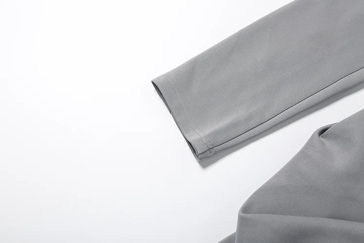 Office Dress Women Lapel Irregular Hem Full Sleeve Skinny Solid Simple Classic Elegant Autumn Trend Commute Mini Bodycon