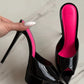 2026 Summer Women's Pointed Toe Open Toe Stiletto Cool Slippers Fashion Women's Wedding Dance Shoes