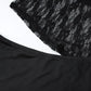 Sexy Lace Splicing Cutout Long Sleeve Maxi Dress for Dinner Party Dresses Black Fall Clothes Woman 2025