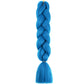 24 Inch Jumbo Box Braids Extensions Synthetic Braiding Hair DIY Hair Braids For Children Pink Purple Yellow Gray