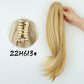 Synthetic Long Wavy Ponytail Hair Extensions Brown Black 18Inch Claw Clip Pony Hairpiece For Daily Use Hair Accessories
