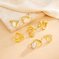 7Pcs Elegant Imitation Pearl Open Ring Set for Women Trendy Geometric Irregular Adjustable Knuckle Ring Jewelry Accessory