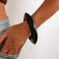 Vintage Retro Irregular Wood Bangles for Women Fashion Statement Creative Geometric Chunky Bracelets Couple Jewelry New