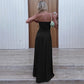 Strapless Ruched Maxi Dress Burgundy Black Outfit Summer Woman Clothing Elegant Dresses Casual