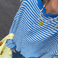 Y2K Crew Neck Open Front Button Down Long Sleeve Knit Sweaters Womens Striped Cardigan Sweater Casual Winter Fall Outerwear