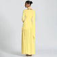 Long Sleeve Split Dresses for Woman Clothing Autumn Elegant Long Party Dresses with Scarf