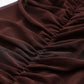 Mesh Draped Sash Sleeveless Open Back Maxi Dress Elegant for Woman Wedding Guest Party Dresses