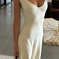 Women V Neck Cap Sleeve Sexy Midi Dress Solid Slim Fit Flared A Line Dress Elegant Wedding Guest Party Casual Dress
