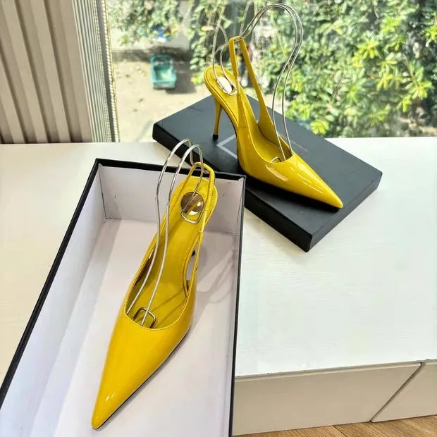 European and American Spring/Summer New Pointed Stiletto Sandals Fashionable and Sexy Party Wedding Women's High Heel Sandals