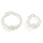 2Pcs Exaggerated Big Imitation Pearl Choker Necklace Bracelets for Women Wed Goth Bead Maxi Chain Grunge Jewelry Set Steampunk