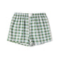 Women Y2k Gingham Boxer Shorts Stripes Button Elastic Waist Boxers Cute Mini Bloomers Plaid Loose Fit Boy Shorts